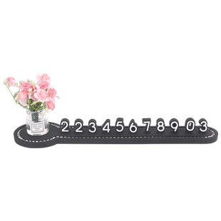 汽车临时停车牌号码牌女生私家车位挪车电话车载新款创意高级摆件