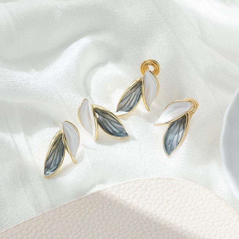 A「她非池物」耳环合集高级感蝴蝶爱心鱼尾小流苏女设计感耳钉