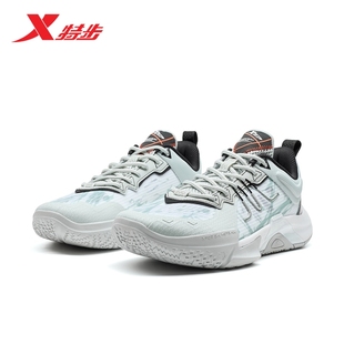 正品 实战夏季 男鞋 运动鞋 王鹤棣同款 后卫运动鞋 特步逆袭3代篮球鞋