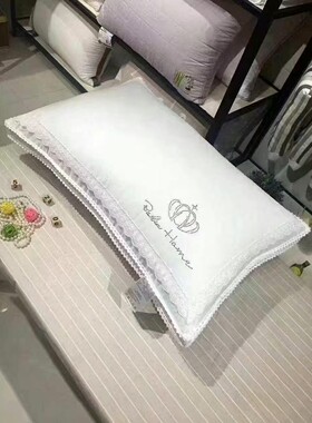 富爱家纺酒店羽丝绒枕头护颈椎助睡眠单人家用枕芯不易变形