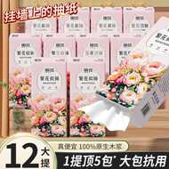 丽邦繁花悬挂式原生木浆抽纸