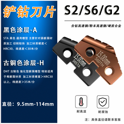 铲钻刀片荣科铲钻钻片创恒钻尖