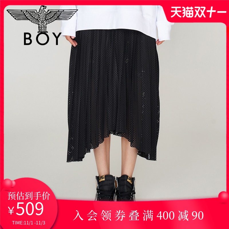 Boylondon旗舰官网2020春装新烫金老鹰印花网布拼接长裙女401102|ruв категории Женская одежда, юбка - от Buy2taobao.com для оказания профессиональной услуги покупки агента Taobao