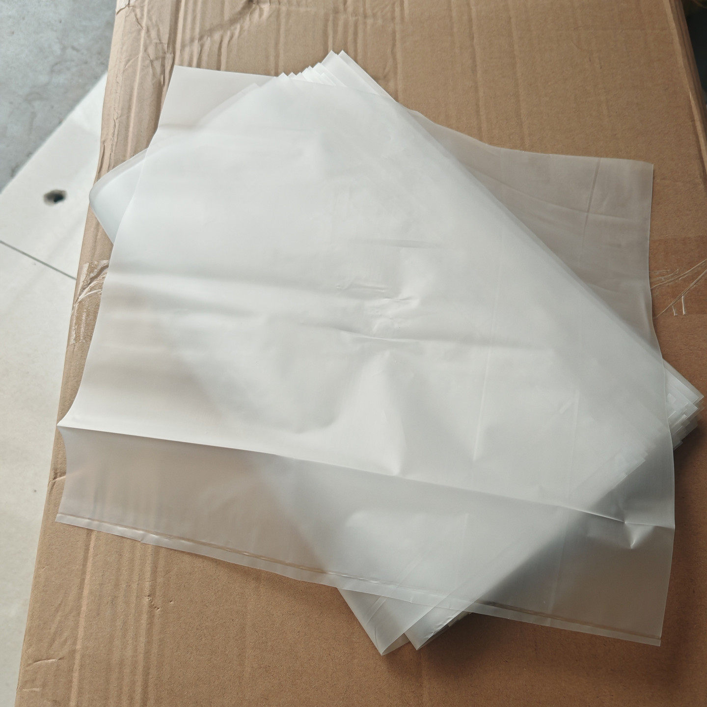 塑料袋po平口袋低压半透明磨砂硬质包装袋加厚8丝防潮防尘内膜袋
