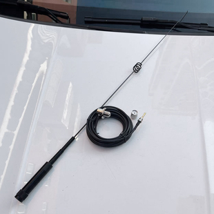 车载电台对讲机天线NR-770H双段UV行李架支架越野车改装增益天线