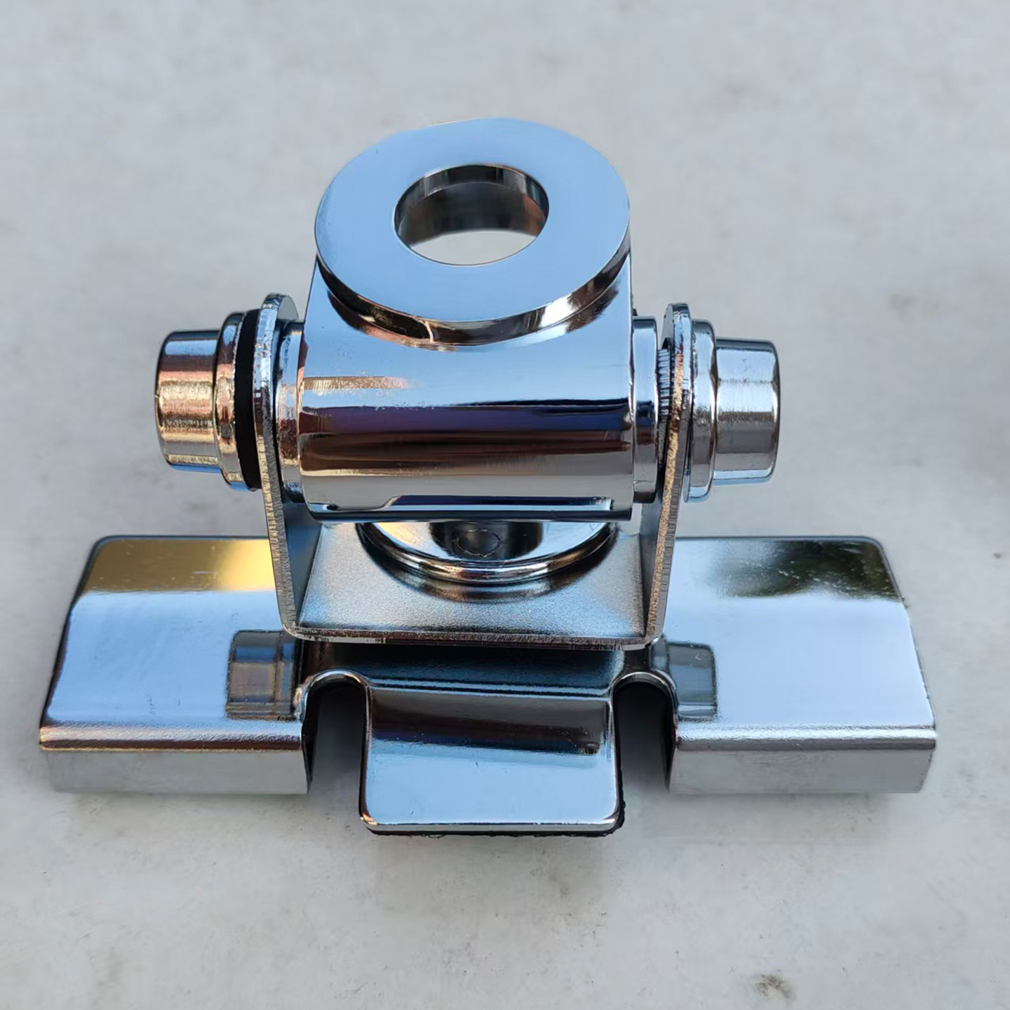 车载电台天线卡边RB400不锈钢射灯万向夹边夹子后备箱前盖固定座