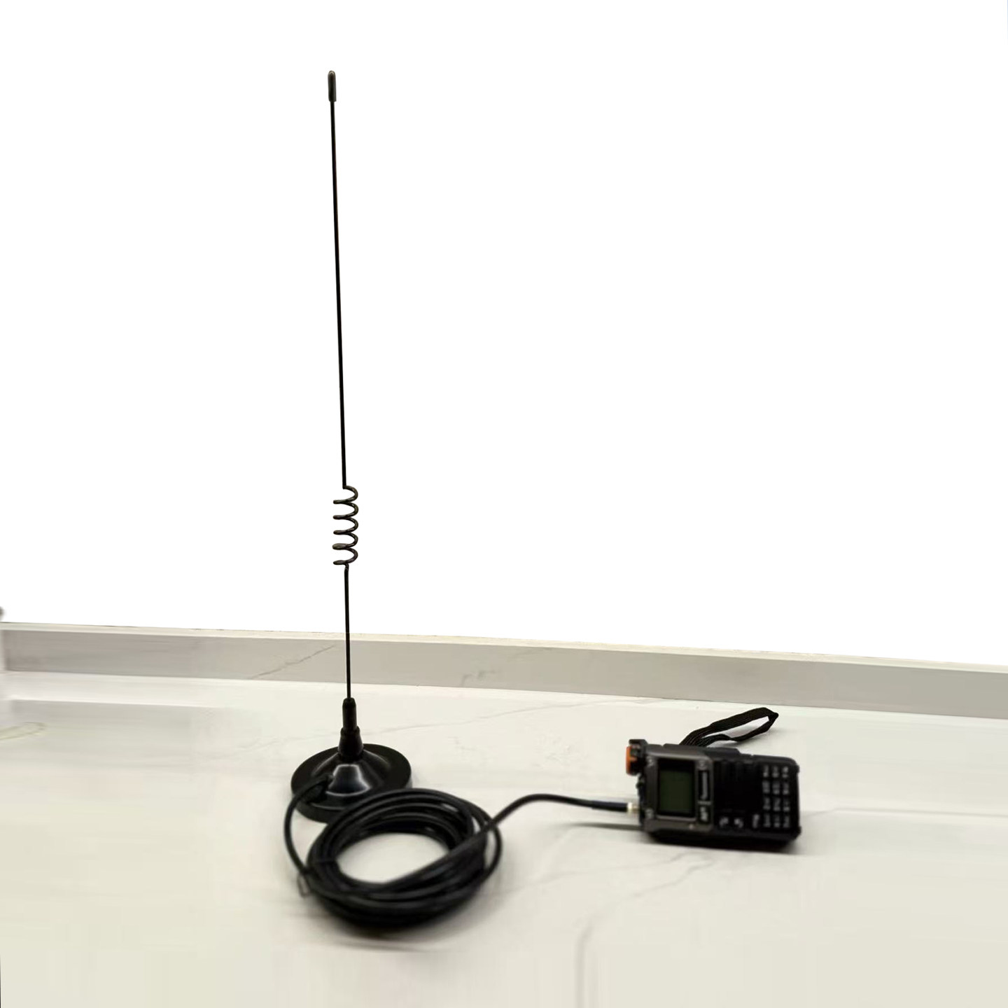 车载电台手台UV双段汽车出租车对讲机信号增益天线吸盘馈线自驾游