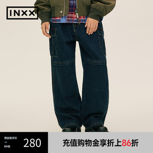 牛仔长裤 工装 口袋款 XME3221295 男女同款 INXX 潮牌新品