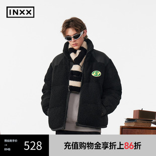 XME4151447 INXX Standby潮牌仿羊羔绒运动风羽绒服男女同款