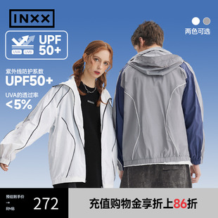 赛车风防晒服外套男女同款 潮牌夏新品 INXX APE2140629 APYD时尚