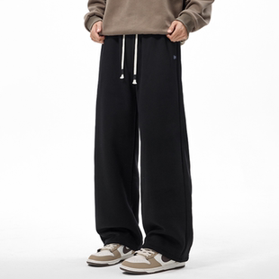 宽松直筒潮牌休闲裤 INXX 秋冬新款 男士 STREET羊羔绒加绒重磅卫裤