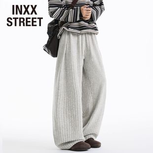 男士 复古老钱风条纹卫裤 秋冬季 新款 INXX 百搭直筒长裤 STREET美式