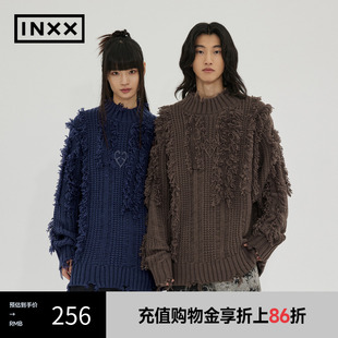圆领流苏针织衫 潮牌冬新品 INXX 情侣毛衣APD4061595 ALLPICK