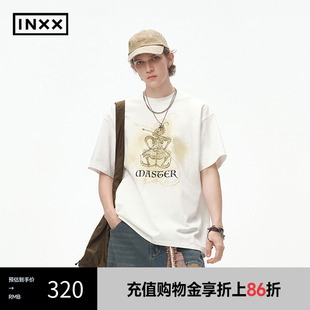 INXX 250g重磅短袖 MASTER 印花上衣XRF2011219 T恤袖 冲霄汉数码