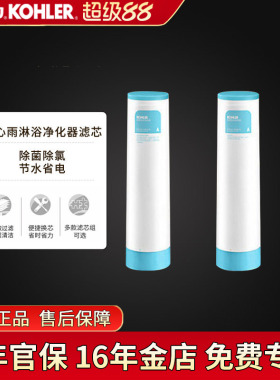 科勒可芙厨房净饮机过滤滤芯家用搭配直饮机K-5339净水龙头滤芯组