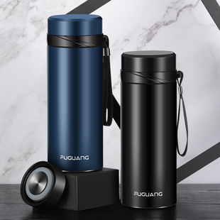 富光保温杯大容量便携式男女士不锈钢车载提手水杯子400ml-1000ml