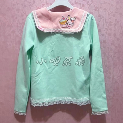 棉刺绣卫衣韩日系mezz0pian0女儿