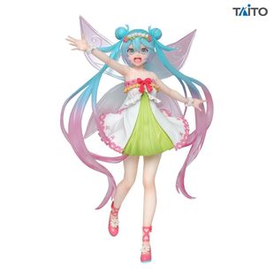 日本正版TAITO景品初音未来春季服蝴蝶妖精手办虚拟歌姬MIKU周边