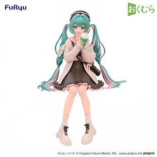 日本FURYU正版初音未来秋日之约秋季服压泡面景品手办V家虚拟歌姬