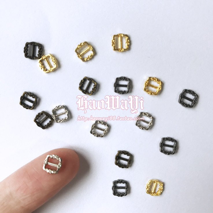 花纹歌德式迷你袖珍日字扣内径3.5毫米娃衣娃鞋用扣子2元20枚,居家布艺,纽扣,淘宝优惠券,粉丝福利购,淘宝优惠卷