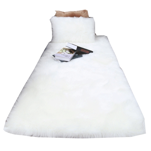 北欧长毛地毯床边毯毛毯地垫加厚客厅茶几毯卧室衣帽间地毯仿羊毛