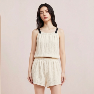 万丽(服饰)女士休闲短裤女装柔软舒适宽松女款短裤