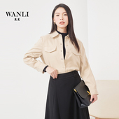 女士衬衫 万丽 服饰 0染色面料吸湿透气休闲通勤百搭衬衣女