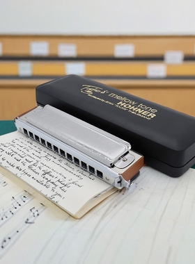 德国Hohner和莱Mellow tone/Hard bopper半音阶口琴12孔初学成人