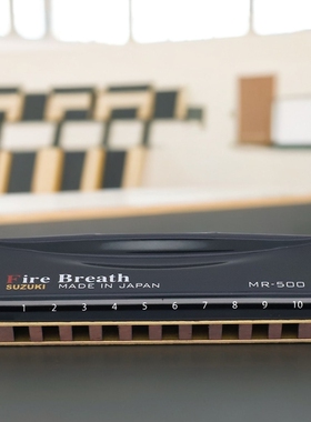 日本铃木Suzuki MR500十10孔布鲁斯口琴初学者学生专业正品停产
