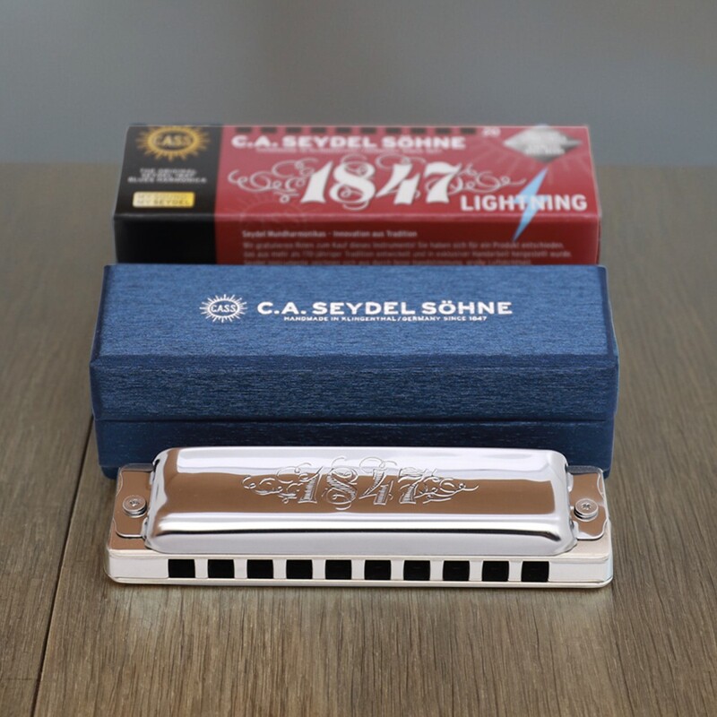德国赛德Seydel十孔布鲁斯口琴1847 lightning闪电初学者专业正品