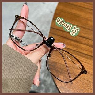 韩系超轻钛架6克近视眼镜可配镜片男潮流素颜韩版 超轻框