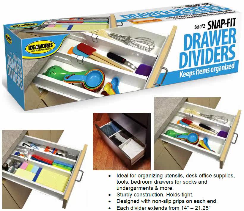 两只装伸缩隔板 drawer dividers 抽屉整理收纳可调节挡板在类目 收纳整理, 家庭整理用具, 整理隔板中 - 来自Buy2taobao.com提供专业的淘宝代购服务