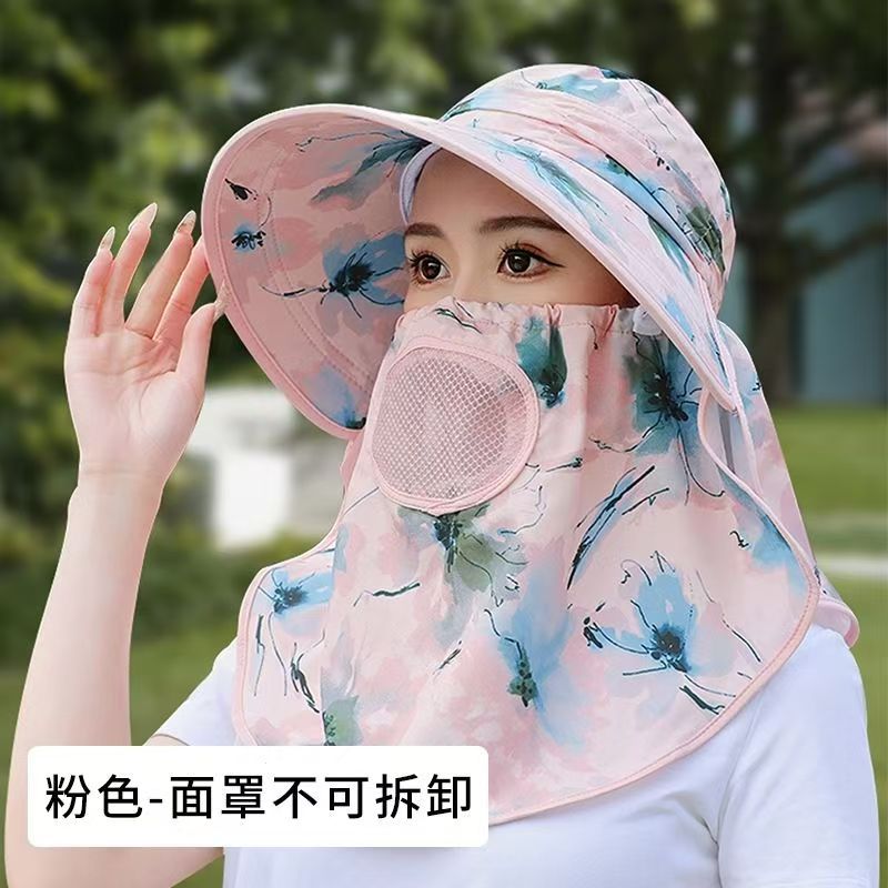 新款夏季女大檐遮阳帽时尚透气