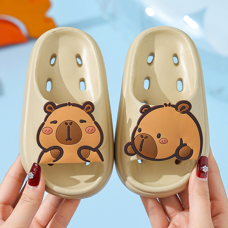 【品牌热销】卡皮巴拉儿童漏水拖