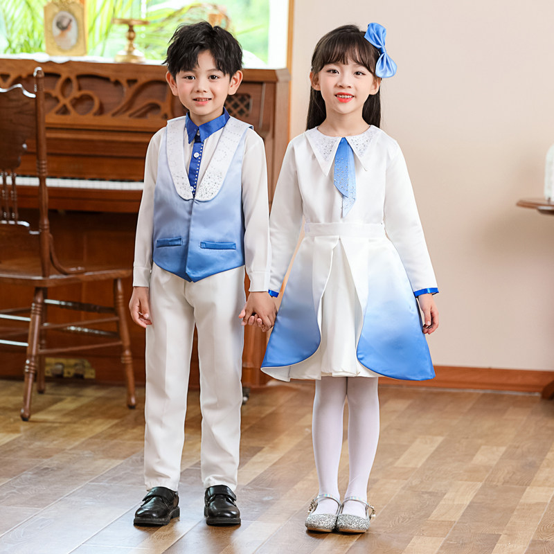 儿童合唱服演出中小学生老师推荐