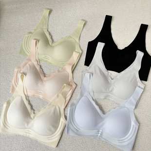 内衣 包邮 固定罩杯 两件 轻薄透气无痕 青少年凉感面膜文胸