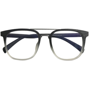 渐变黑色大脸近视眼镜框男生可配度数眼镜片韩系新款高颜值眼睛架