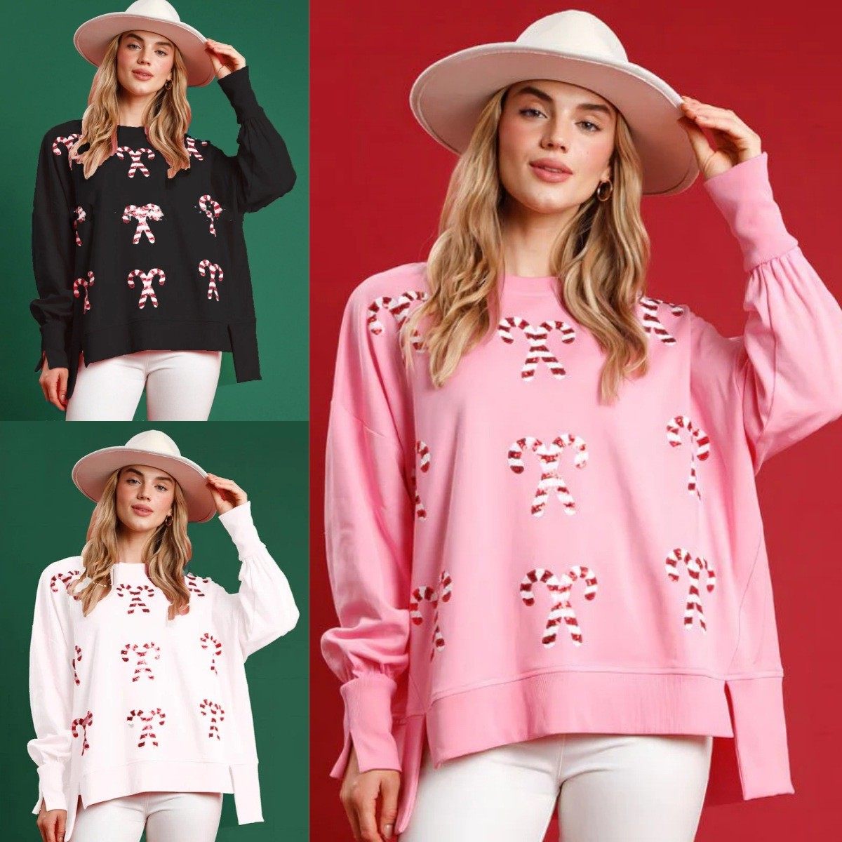 秋冬新款亚马逊欧美跨境女装圣诞节糖果亮片上衣宽松休闲卫衣,个性定制/设计服务/DIY,连衣裙加工定制,淘宝优惠券,粉丝福利购,淘宝优惠卷