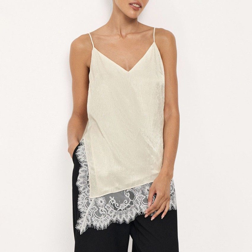 秋冬新款领花边蕾丝拼接吊带背心女设计感气质时尚内搭上衣跨境,个性定制/设计服务/DIY,连衣裙加工定制,淘宝优惠券,粉丝福利购,淘宝优惠卷