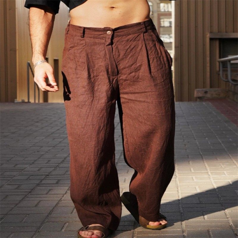 男士春夏季亚麻褶皱阔腿裤中腰透气慢跑裤，,个性定制/设计服务/DIY,连衣裙加工定制,淘宝优惠券,粉丝福利购,淘宝优惠卷