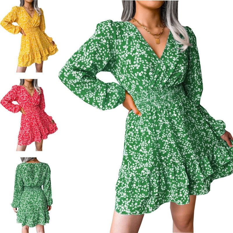 春夏连衣裙女独立站跨境外贸亚马逊欧美女装新款性感碎花雪纺,模玩/动漫/周边/娃圈三坑/桌游,lolita洛丽塔连衣裙,淘宝优惠券,粉丝福利购,淘宝优惠卷