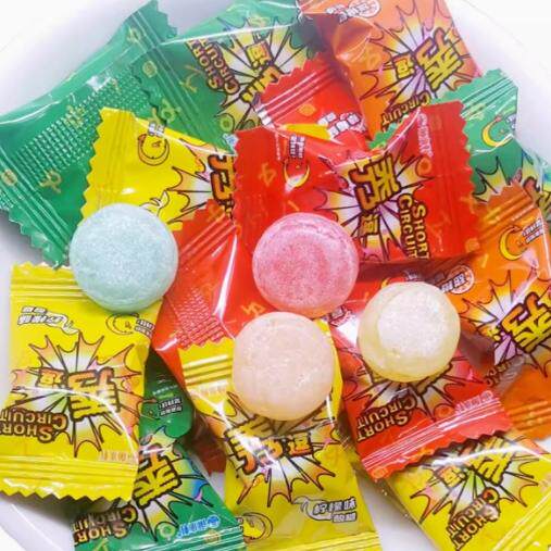 8090后怀旧零食秀逗酸糖水果味儿时记忆休闲小吃小时候味道