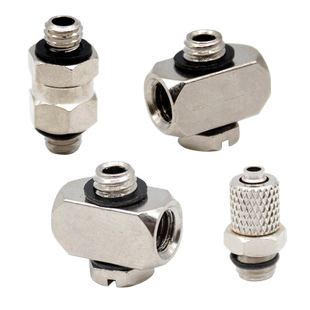 微型气管快拧接头M-PC-PL-3-4-6-M3-M4-M5-M6 HL AU宝塔直通弯通