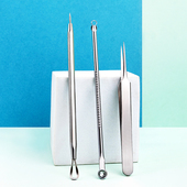 MINISO名创优品高质多功能粉刺针套装 黑头针刮黑头镊子暗疮针正品