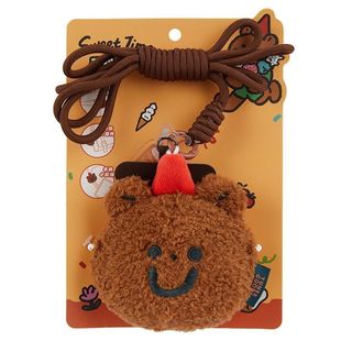 MINISO/名创优品TUNEE GOODS系列毛绒零钱包手机挂饰便携小熊挂件