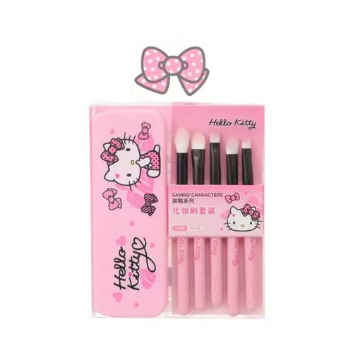 名创优品凯蒂猫甜酷化妆刷套装