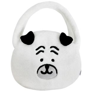 MINISO名创优品自嘲熊包包毛绒单肩包送女生手提卡通送礼娃娃外采