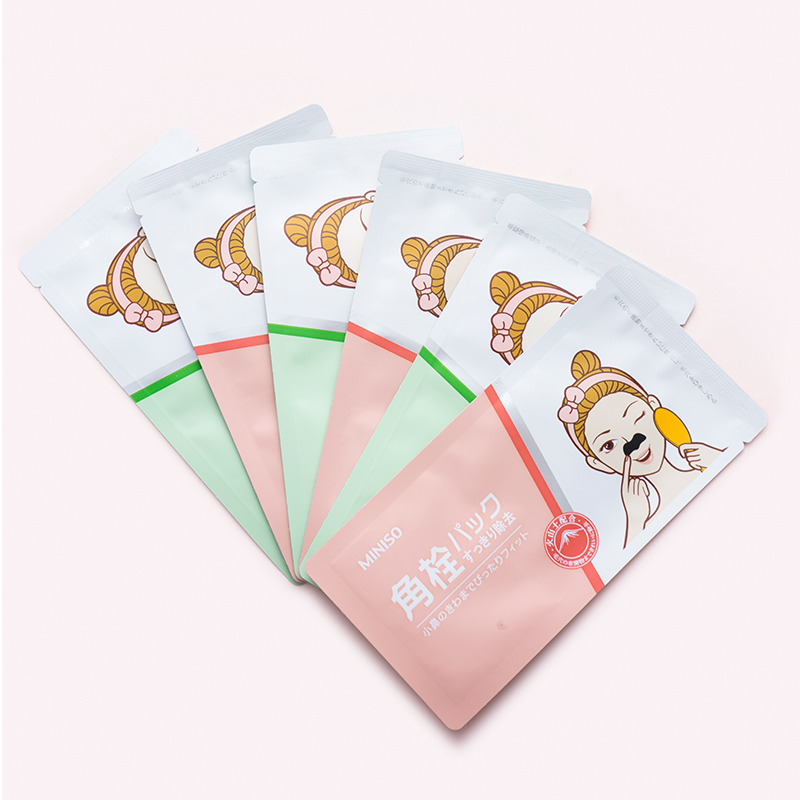 MINISO/名创优品 女士火山泥黑头化妆残留物质鼻膜贴10片装鼻贴