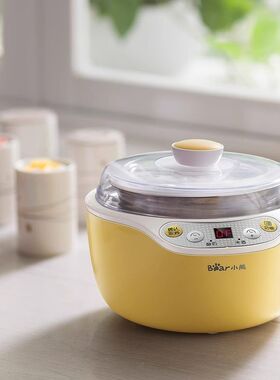 Bear/小熊 SNJ-B10K1酸奶机1L不锈钢容器与+陶瓷分杯微电脑定时