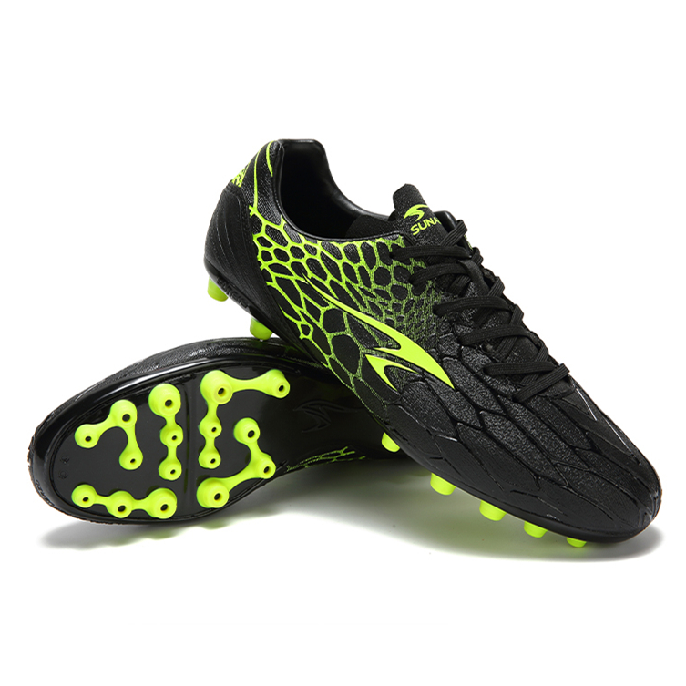SUNAIS舒莱狮足球鞋儿童碎钉AG短钉透气中学生足球训练鞋男女成人